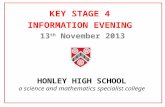 HONLEY HIGH SCHOOL a science and mathematics specialist college