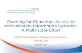 Planning for Consumer Access to Immunization Information Systems:  A  Multi-state Effort