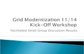 Grid Modernization 11/14  Kick-Off Workshop