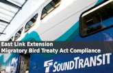 East Link Extension  Migratory Bird Treaty Act Compliance