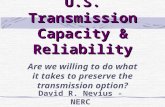 U.S. Transmission Capacity & Reliability