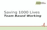 Saving 1000 Lives Team Based Working