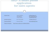 ARD-  A smart phone application  for sales agents