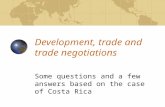 Development, trade and trade negotiations