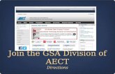 Join the GSA Division of AECT