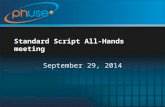Standard Script All-Hands meeting