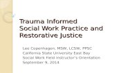 Trauma Informed Social Work Practice and  Restorative Justice
