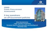 Eliza Niewiadomska  Legal Transition Programme European Bank for Reconstruction and Development