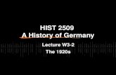 HIST 2509  A History of Germany