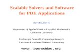 Scalable Solvers and Software for PDE Applications