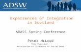 Experiences of Integration in Scotland