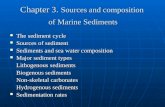 Chapter 3.  Sources and composition  of Marine Sediments