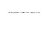 UN Report on Website Accessibility