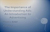 The Importance of Understanding Ads: An Introduction to Advertising