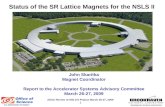 Status of the SR Lattice Magnets for the NSLS II