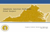Immediate Sanction Probation  Pilot Project