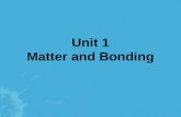 Unit 1 Matter and Bonding