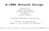 W-CDMA Network Design