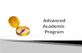 Advanced Academic  Program