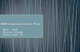 NEH Implementation Plan