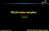 TEL62 status and plans