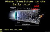 Phase Transitions in the Early Universe