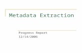 Metadata Extraction