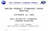Paul S. Gill, Manager NASA Technical Standards Program Office