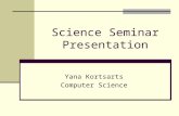 Science Seminar Presentation