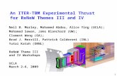 An ITER-TBM Experimental Thrust  for ReNeW Themes III and IV