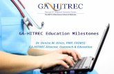 GA-HITREC Education Milestones