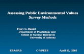 Assessing Public Environmental Values Survey Methods