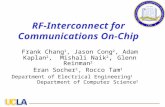 RF-Interconnect for Communications On-Chip