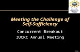 Meeting the Challenge of Self-Sufficiency