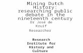 Mining Dutch History: researching public debate in the nineteenth century