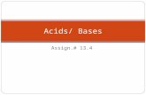 Acids/ Bases