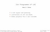 Ion Programme of LHC Hans-H. Braun