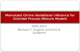 Memoized  Online  Variational  Inference for Dirichlet  Process Mixture Models