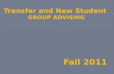 Transfer and New Student  GROUP ADVISING