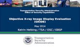 Objective X-ray  Image Display Evaluation (OXIDE)