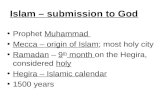 Islam – submission to God