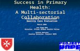 Success in Primary Health: A Multi-sectorial Collaboration