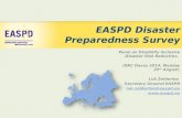 EASPD Disaster Preparedness Survey