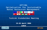 OPTIMA Optimisation for Sustainable Water Resources Management