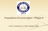 Population Enumeration : Phase II