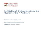 Institutional Environment and the Quality of Big 4 Auditors