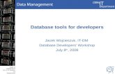 Database tools for developers