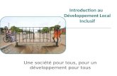 Introduction au   Développement Local Inclusif