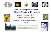 NSF: Proposal and  Merit Review Process