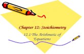 Chapter 12: Stoichiometry